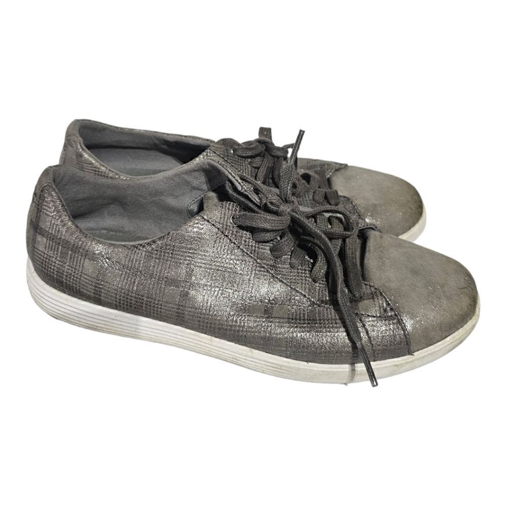 COLE HAAN Grand Crosscourt Magnet Pixie Gray Suede Sneakers - Size 7 1/2